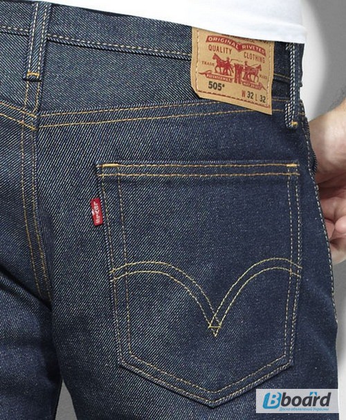 Фото 5. Джинсы Levis 505 Regular Fit Jeans - Rigid Indigo (США)