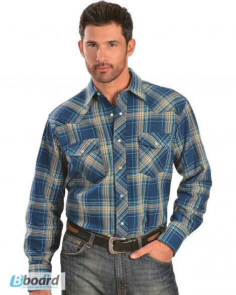 Фото 6. Теплые мужские фланелевые рубашки Wrangler США