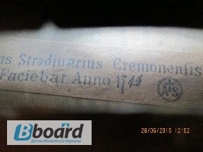 Фото 3. Скрипка Stradiuarius Cremonenfis 1715