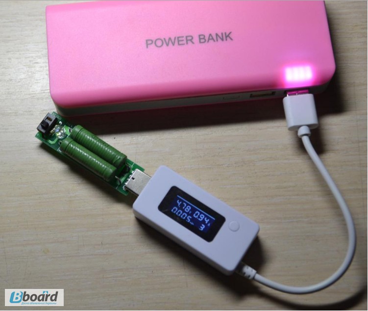 Фото 6. USB нагрузка переключаемая 1А / 2А, нагрузочный резистор, тестер по Украинe цена см.видeo