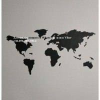 Карта світу Велика на стіну