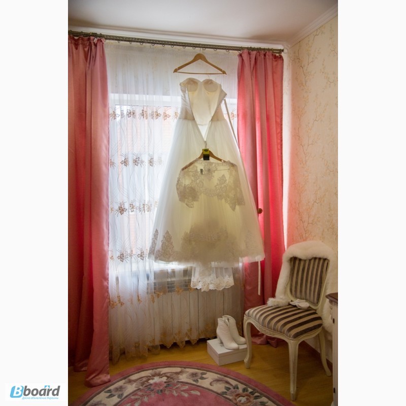 Фото 2. Продам свое свадебное платье цвета айрови!ТОРГ