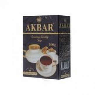 Чай в пакетиках AKBAR Черный Бергамот 100шт