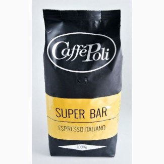 Кофе в зернах Caffe Poli Bar 1 кг 50/50