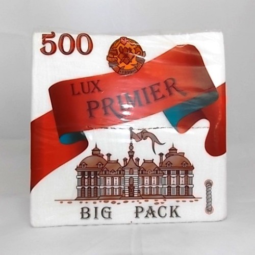 Салфетки однослойные барные Lux Primier Big Pack 500 шт в пачке