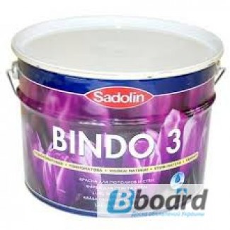 Sadolin Bindo 3 (Садолин Биндо 3) водоэмульсионная краска 10