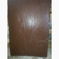 Каменная плита 900*600*30 мм., натуральная, коричневый цвет, для облицовки или площадки