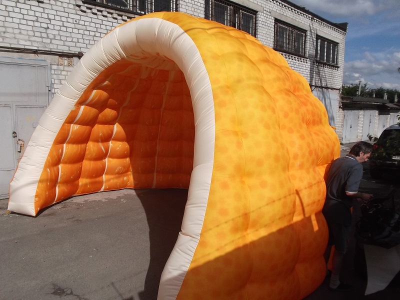 Фото 6. Надувная палатка Иглу Igloo inflatable tent украинского производства