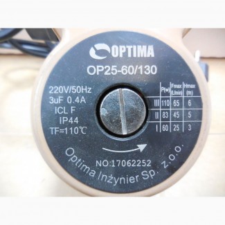Циркуляционный насос Optima OP25-60 130 мм