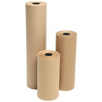 Упаковочная бумага Крафт плотность 160 г/м2 в рулонах. Ширина 75 см