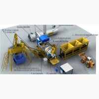 Асфальтный мини-завод QLB 8 - 10 т/час