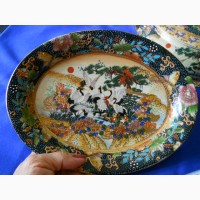Винтажная Китайская суповница-соусница ручной работы Royal Satsuma