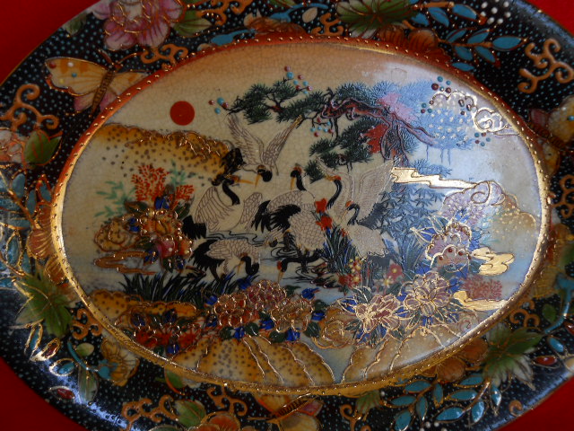 Фото 4. Винтажная Китайская суповница-соусница ручной работы Royal Satsuma
