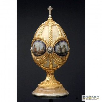 Яйцо Фаберже - Представительский подарок Церкви, элитные сувениры, памятные подарки, предс