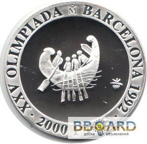 Фото 3. Набор из 13 серебряных испанских монет Олимпиада в Барселоне 1992.