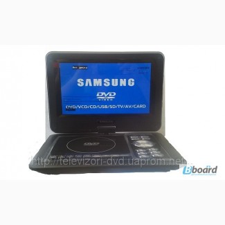 Переносной портативный DVD плеер с FM приемником, с телевизором Samsung, LG, O