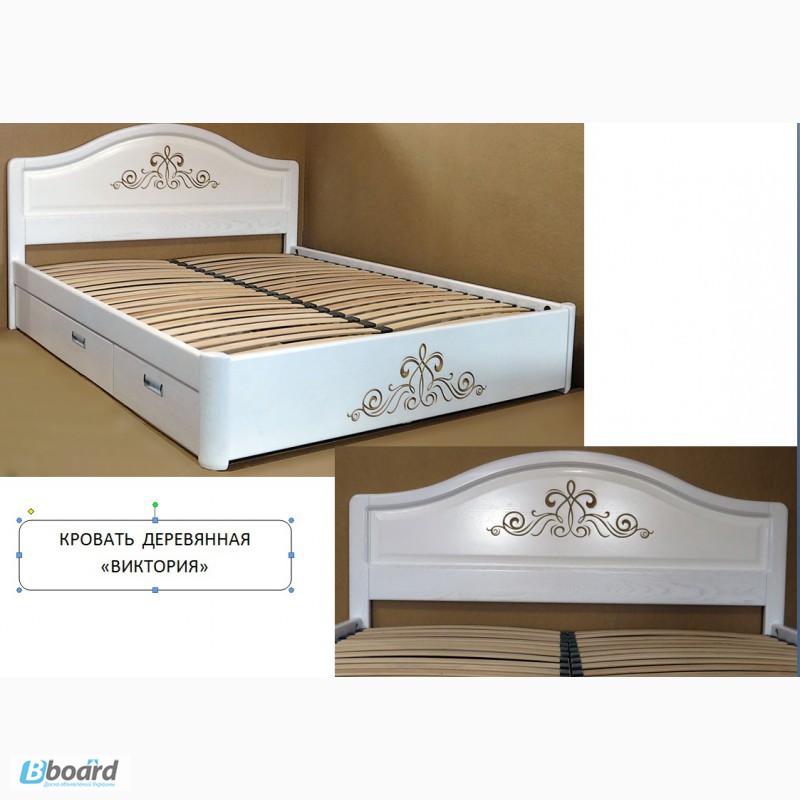 Элитная двуспальная кровать от производителя (разные вариации)