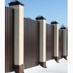 Крышки металические на заборные столбы