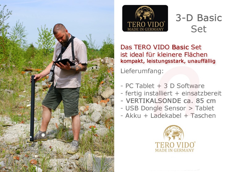 Фото 2. Геосканер - TERО VIDO 3D System- прибор для исследований в грунте