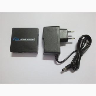 Сплиттер HDMI (1 in -gt; 2 out) активный, 2 порта разветвитель