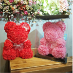 Медведи из фоамирановых 3D роз опт