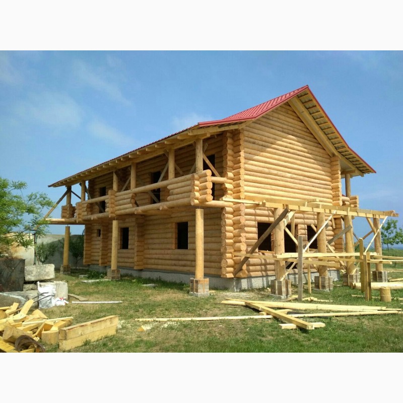 Фото 3. Строительство деревянных домов и бань