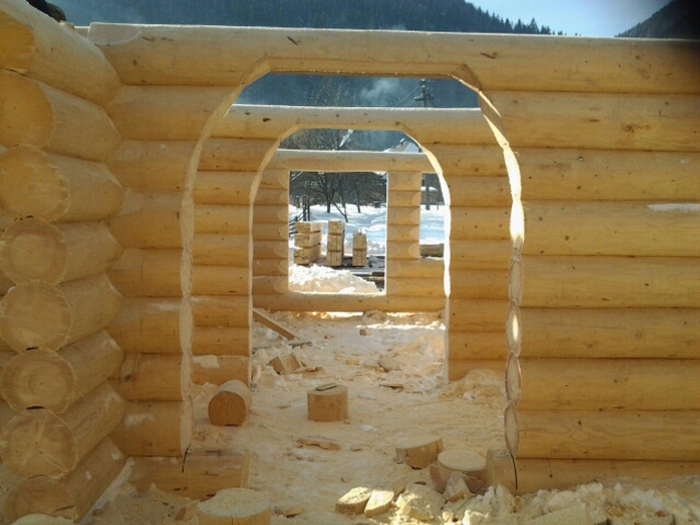 Фото 7. Строительство деревянных домов и бань