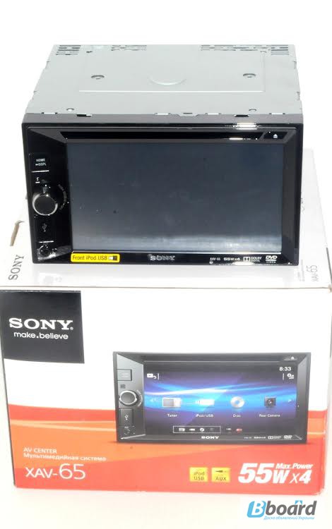 Фото 2. Автомагнитола Sony XAV-65