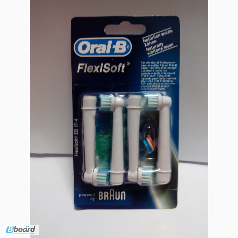 Фото 2. Oral-B Насадка на зубную щетку ORAL-B Flexi Soft (4шт) EB-17, EB-18, EB-20