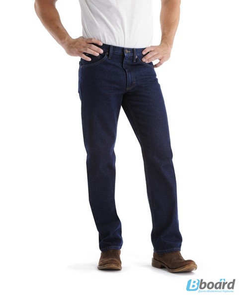 Фото 2. Оригинальные джинсы Lee Regular Fit Straight Leg Jeans-Pepper Prewash (США)