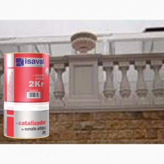 Эмаль-Лак полиуретановая ISAVAL 2КР 0.75 л - для защиты и декора металла, камня, бетона