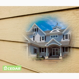 Фасад дома - фиброцементный сайдинг Cedar - элитные материалы