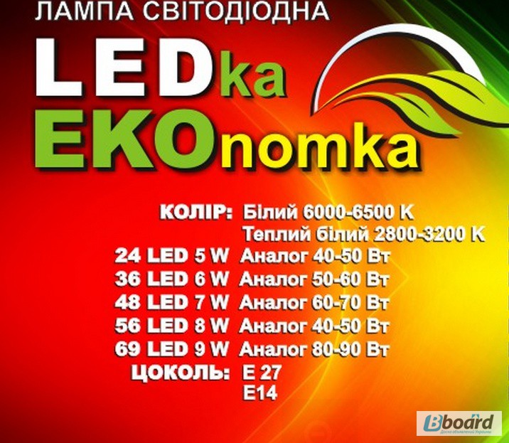Фото 8. LED лампы светодиодные 3W 5W 7W 9W 12W 15W 18W 24W 36W E27 E14 G4 T10