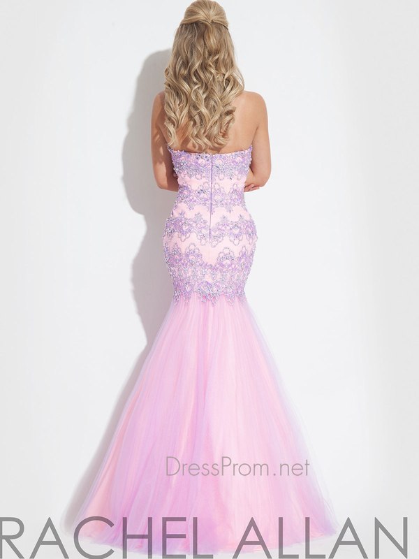 Фото 2. Вечірня сукня американського бренду Rachel Allan, рожева. Знижка 50%