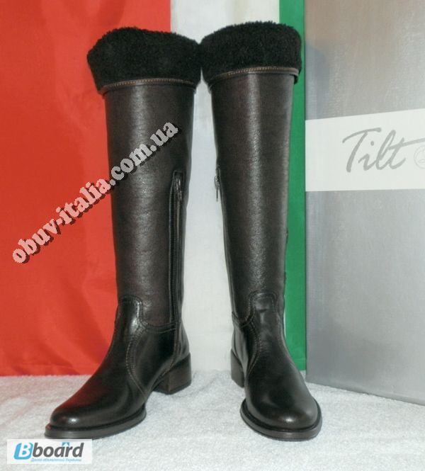 Фото 5. Сапоги женские кожаные фирмы Tilt производство Италия оригинал