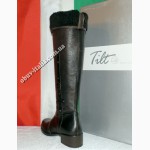 Сапоги женские кожаные фирмы Tilt производство Италия оригинал