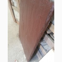 Каменная плита 900*600*30, натуральная, сочный коричневый цвет