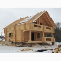 Строительство деревянных домов, беседок, бань из дикого сруба