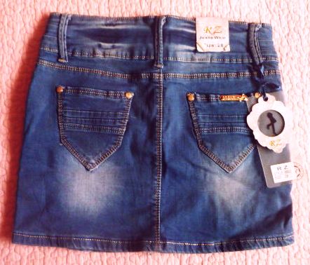 Нова джинсова спідниця для дівчини-підлітка RZ. 28 розмір. Лот 1144