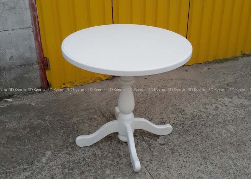 Продам белый круглый стол для кафе бара ресторана