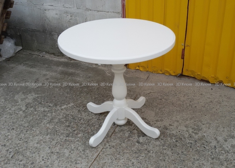 Фото 2. Продам белый круглый стол для кафе бара ресторана