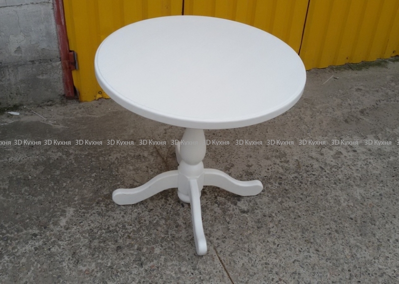 Фото 4. Продам белый круглый стол для кафе бара ресторана