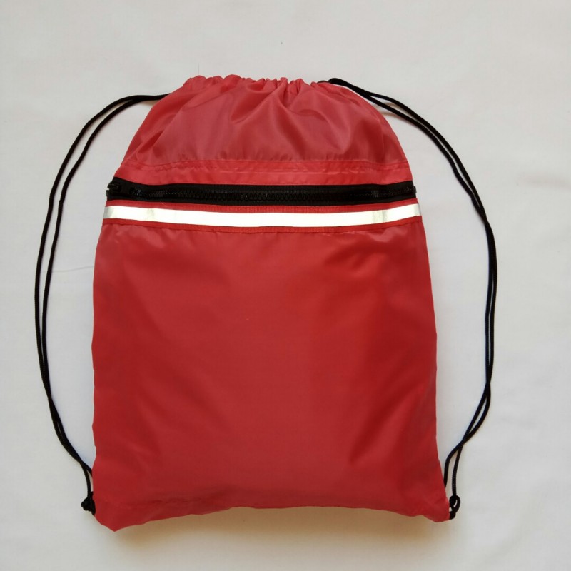 Рюкзак-мешок для обуви, формы красный