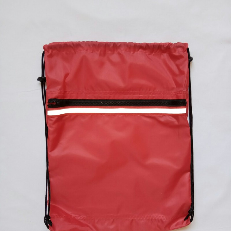 Фото 2. Рюкзак-мешок для обуви, формы красный