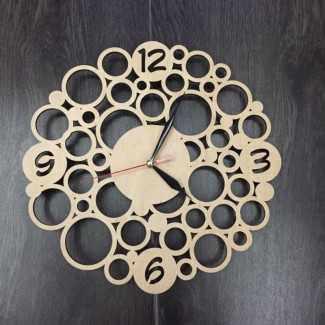 Настенные деревянные часы Модерн