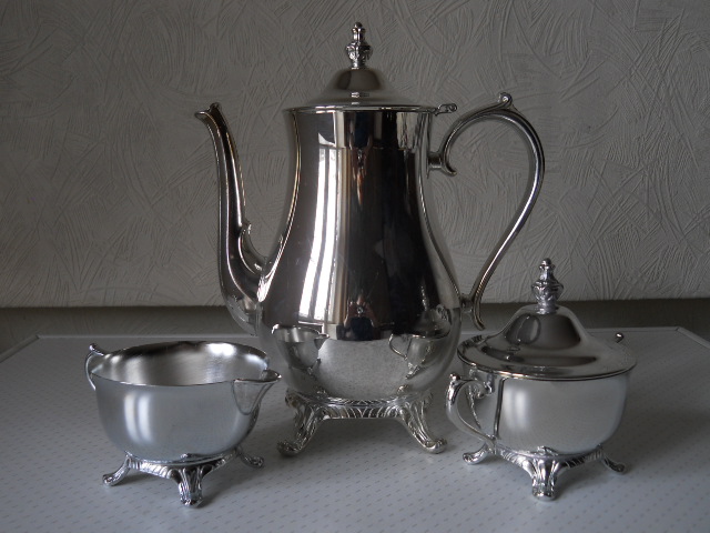 Фото 5. Посеребренный кофейный/чайный набор-International Silver CompanyUSA