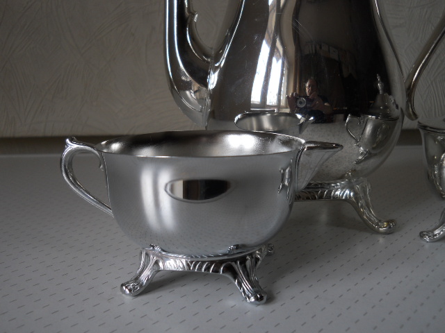 Фото 6. Посеребренный кофейный/чайный набор-International Silver CompanyUSA