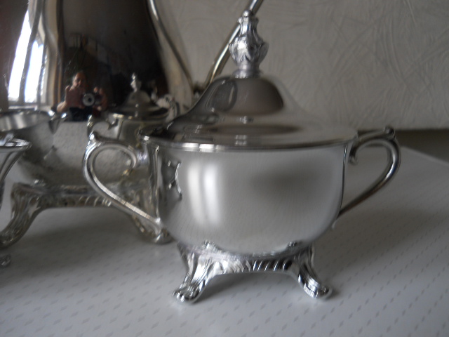 Фото 7. Посеребренный кофейный/чайный набор-International Silver CompanyUSA