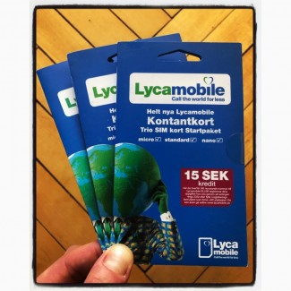 Шведские стартовые пакеты Lycamobile