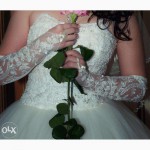 Свадебное платье (кольца и перчатки бесплатно!)